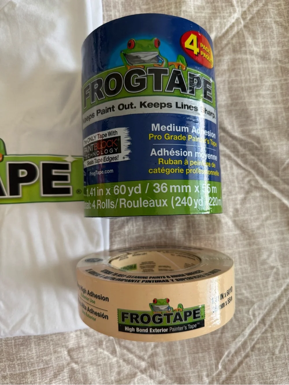 Frogtape and shirt